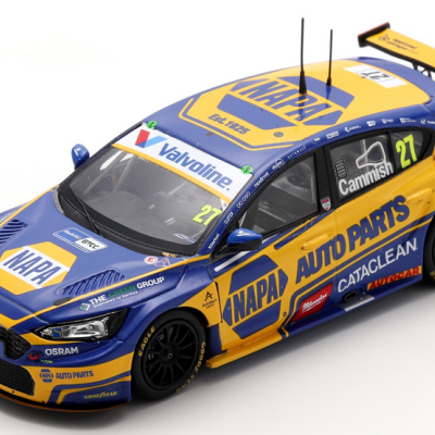 Dan Cammish 1:43 Ford Focus #27 NAPA Racing UK BTCC Race 1 Winner Snetterton 2025