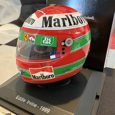 Eddie Irvine 1:5 Ferrari F399 Helmet #4 1999