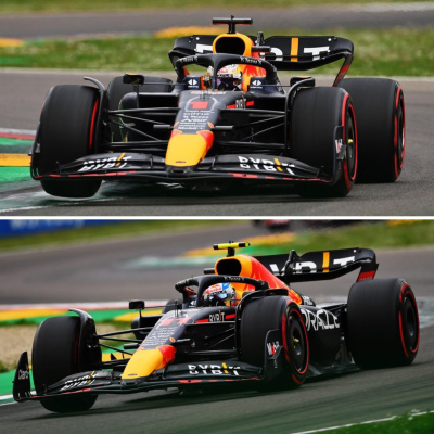 Max Verstappen/Sergio Perez Red Bull RB18 Two Car Set 1-2 Finish Emilia Romagna GP 2022