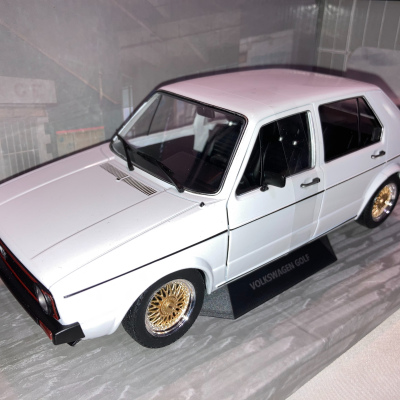 VW Golf White Custom 1983