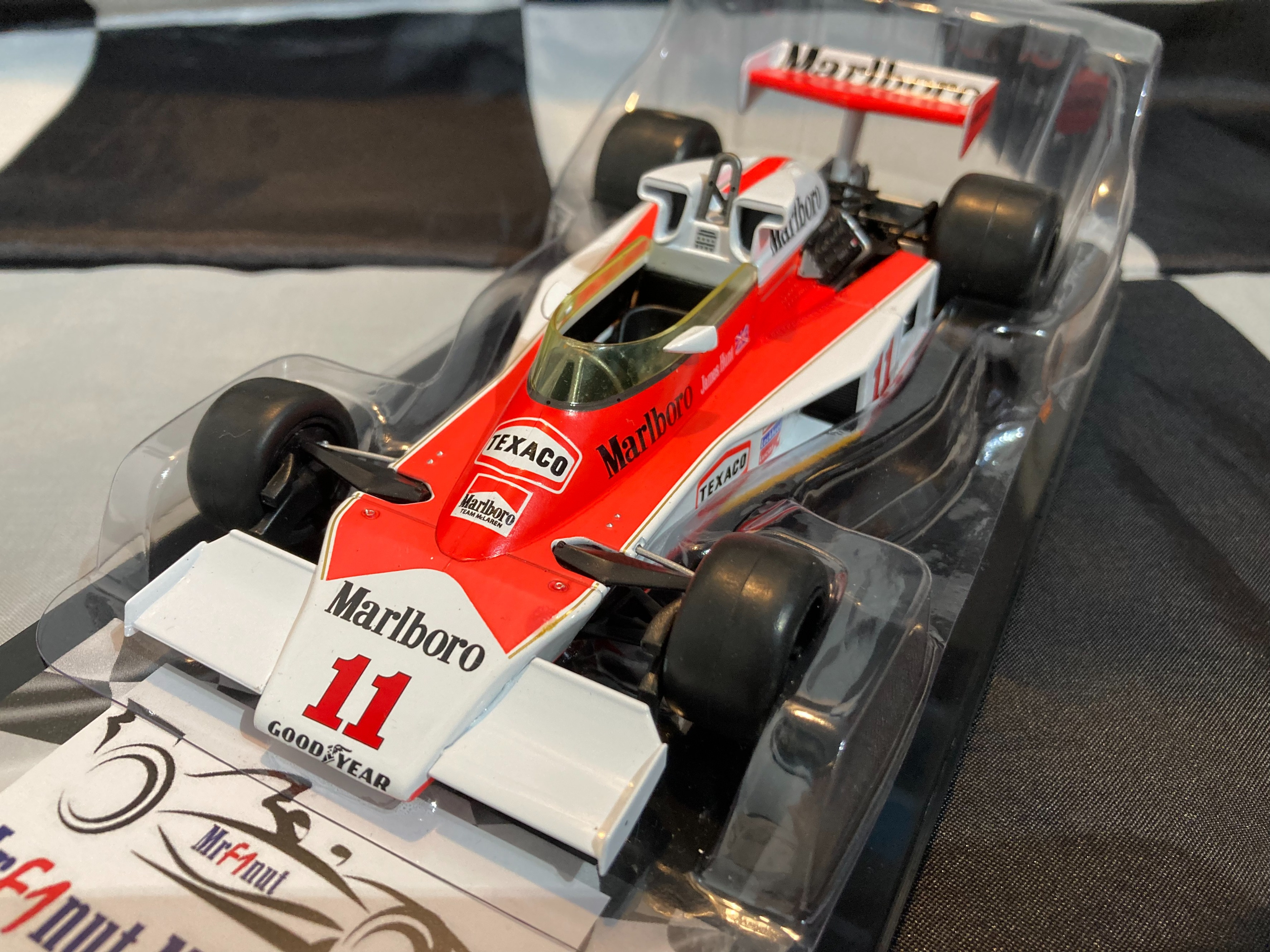 McLAREN FORD M23 J.HUNT 1976 1/43 Bonhams Cars : A 1:8 scale model of