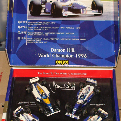 Damon Hill 1:43 4 Car Collectors Set 1997