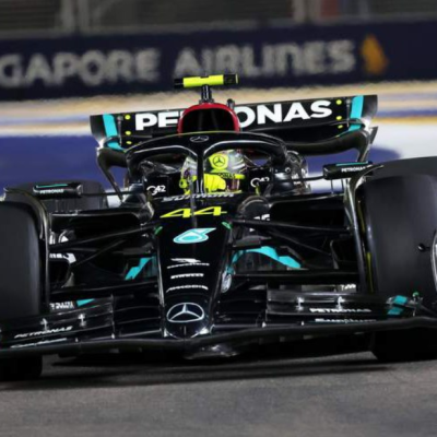 Lewis Hamilton 1:43 Mercedes-AMG Petronas F1 W14 E 3rd Singapore GP 2023