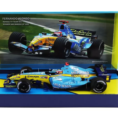 Fernando Alonso Renault F1 Team R25 Winner San Marino GP 2005 