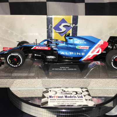 Esteban Ocon 1:18 Alpine A521 Portugal GP 2021