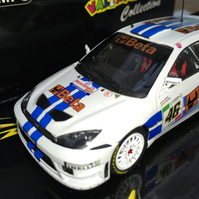 Valentino Rossi 1:43 Ford Focus RS WRC RAC Rally 2007
