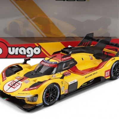 Kubica/Hanson/Ye 1:18 Ferrari 499P #83 Winner 24H Le Mans 2025