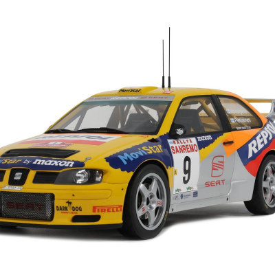 Harri Rovanpera Seat Cordoba Evo 2 #9 WRC San Remo Rally 1999