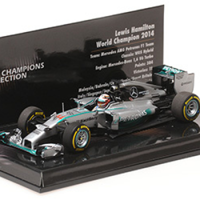 Lewis Hamilton 1:43 Mercedes F1 W05 #44 World Champion 2014  