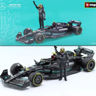 Lewis Hamilton 1:24 Mercedes Benz AMG Petronas F1 Team w/figure  2023 