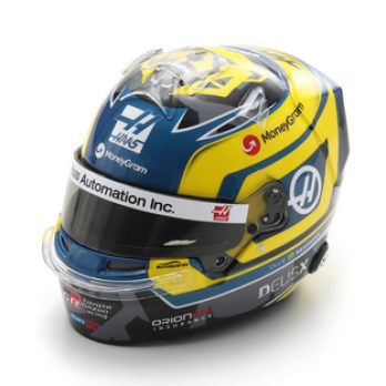 Oliver Bearman 1:5 Helmet MoneyGram Haas F1 Team 2025