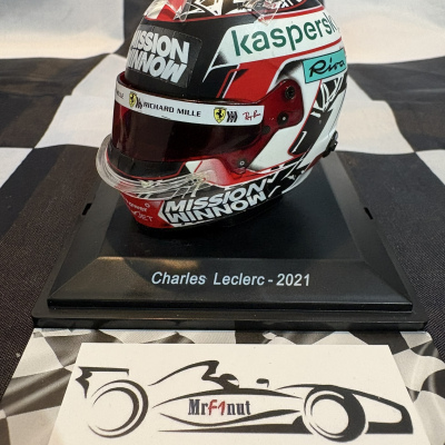 Charles Leclerc 1:5 Helmet Ferrari 2021