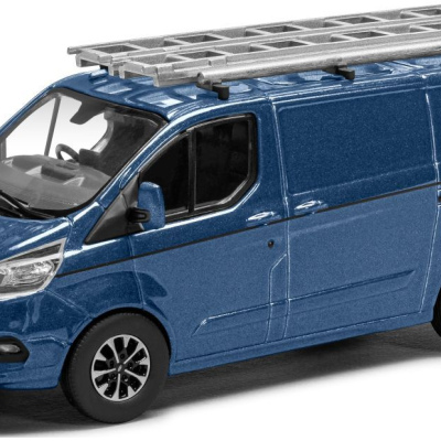 Ford Transit 1:43 Custom Sport Chrome Blue2017