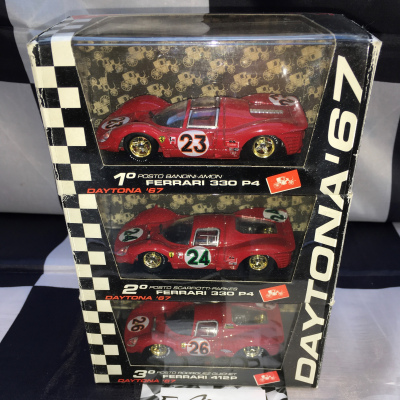 Ferrari 330 P4 3 model set 1st, 2nd and 3rd Daytona 1967