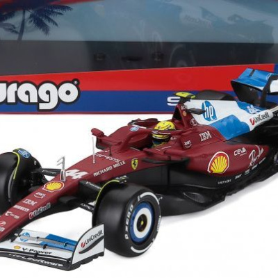 Lewis Hamilton 1:18 Ferrari SF25 Miami GP 2025