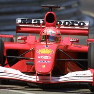 Michael Schumacher 1:18 Ferrari F2001 2001 #1 with driver Winner Monaco GP 2001