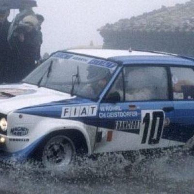 Walter Röhrl Fiat 131 Abarth WRC Champion 1980