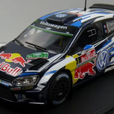 Sébastien Ogier 1:43 VW Polo R WRC #1 Rally Wales 2016