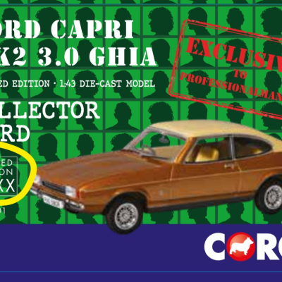 Ford Capri 1:43 MK2 3.0 Ghia Professionals 1978