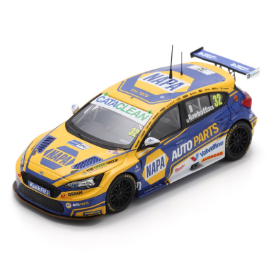 Dan Rowbottom 1:43 Ford Focus #32 NAPA Racing UK BTCC Race 2 Winner Croft 2025