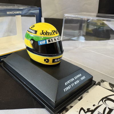 Ayrton Senna 1:8 Helmet First F1 Win Portuguese GP 1985