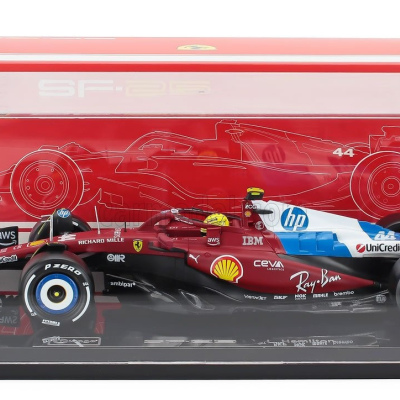 Lewis Hamilton 1:18 Ferrari SF25 Miami GP 2025
