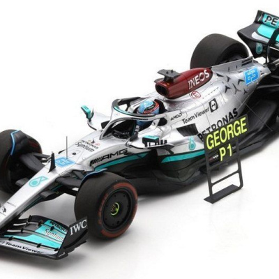 George Russell 1:18 Mercedes AMG Petronas F1 W13 Winner Brazilian GP 2022