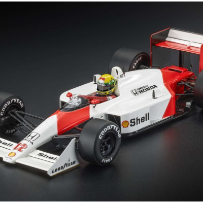 Ayrton Senna 1:18 McLaren Honda MP4/4 Pole Position Monaco GP & World Champion 1988