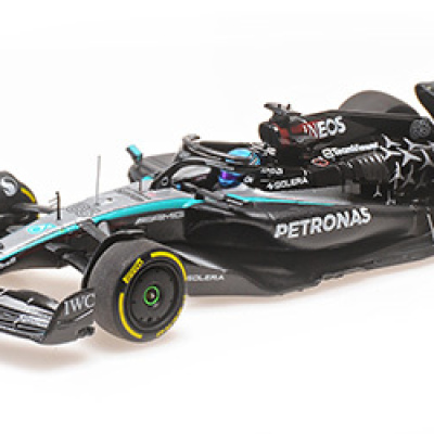 George Russell 1:43 Mercedes AMG Petronas Formula One Team F1 W15 E Performance  2024