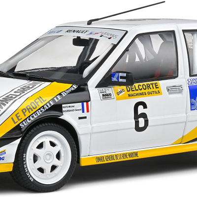 Michel Rats Renault R21 Turbo GR.A #6 3rd Rally Charlemagne 1991