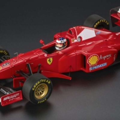 Michael Schumacher 1:12 Ferrari F310B #5 with driver Winner Canadian GP 1997