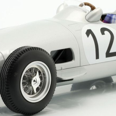 Stirling Moss Mercedes Benz W196 #12 Winner British GP 1955