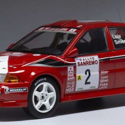 Freddy Loix Mitsubishi Carisma Evolution VI #2 Rally San Remo 1999