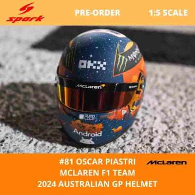 Oscar Piastri 1:5 Helmet McLaren Australian GP 2024 