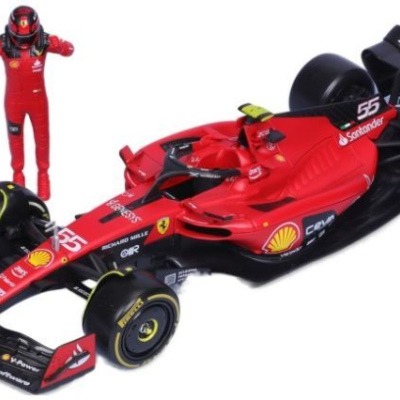 Carlos Sainz Jr. 1:24 Ferrari SF-23 #55 w/Driver Figure 2023
