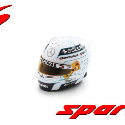 George Russell 1:5 Helmet Mercedes AMG Petronas F1 Team Qatar GP 2024