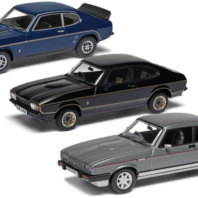 Ford Capri 1:43 3 piece set MkI, MkII & MkIII