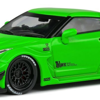 Nissan GT-R (R35) 1:43 LB Work Silhouette Green