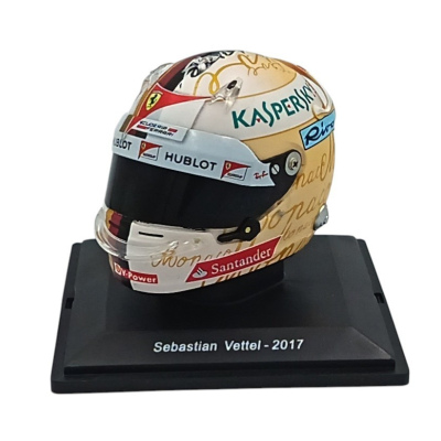 Sebastian Vettel 1:5 Helmet Ferrari  SF70H Monaco GP 2017 