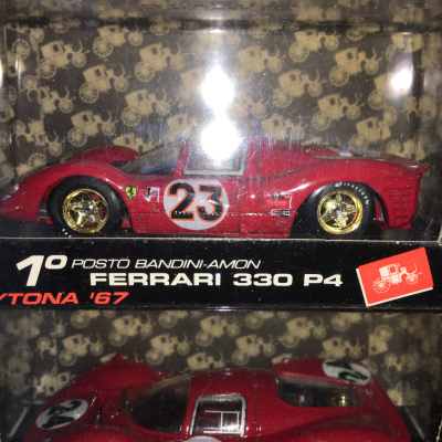 Ferrari 330 P4 3 model set 1st, 2nd and 3rd Daytona 1967