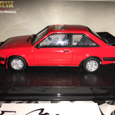 Ford Escort 1:43 MkIII XR3i RHD Sunburst Red 1983