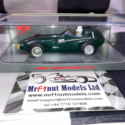 Stirling Moss 1:43 Vanwall VW5 #1 Winner Dutch GP 1958