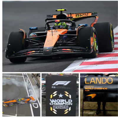 Lando Norris 1:18 McLaren MCL39 #4 McLaren F1 Team World Champion Abu Dhabi GP 2025 