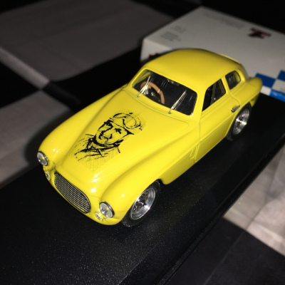 Ferrari 166 Coupe Yellow 1948