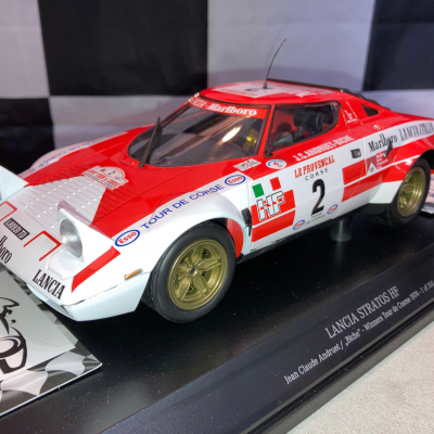 Jean-Claude Andruet 1:18 Lancia Stratos HF #2 Winner Rallye Tour de Corse 1974