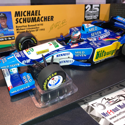 Michael Schumacher 1:18 Benetton B195 Winner Belgium GP 1995