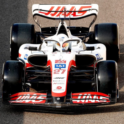 Nico Hulkenberg 1:18 Haas F1 Team VF-22 Abu Dhabi Test 2022