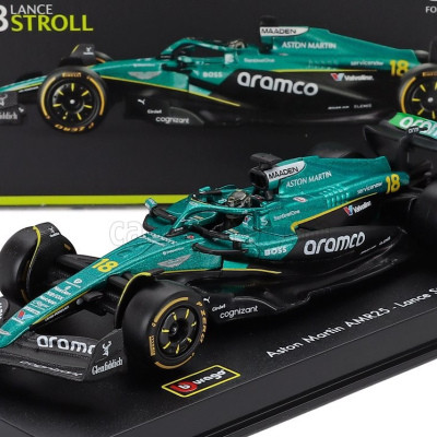 Lance Stroll 1:43 Aston Martin AMR25 with driver figure 2025