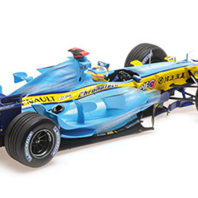Renault R26 1 Fernando Alonso F1 Brésil 2006 World Champion Minichamps 117061801 - Miniatures Autos Motos