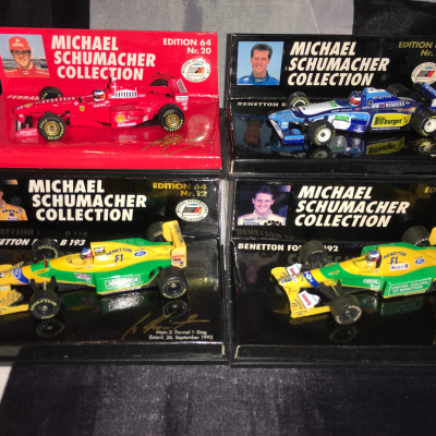 Michael Schumacher 1:64 - 4 model Collection MSC#1,#12,#16 & #20